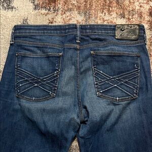 BKE Women's Boot Cut Jeans in Dark Blue